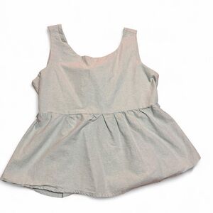 Peach Love California Mint Green Top with Cream Tie